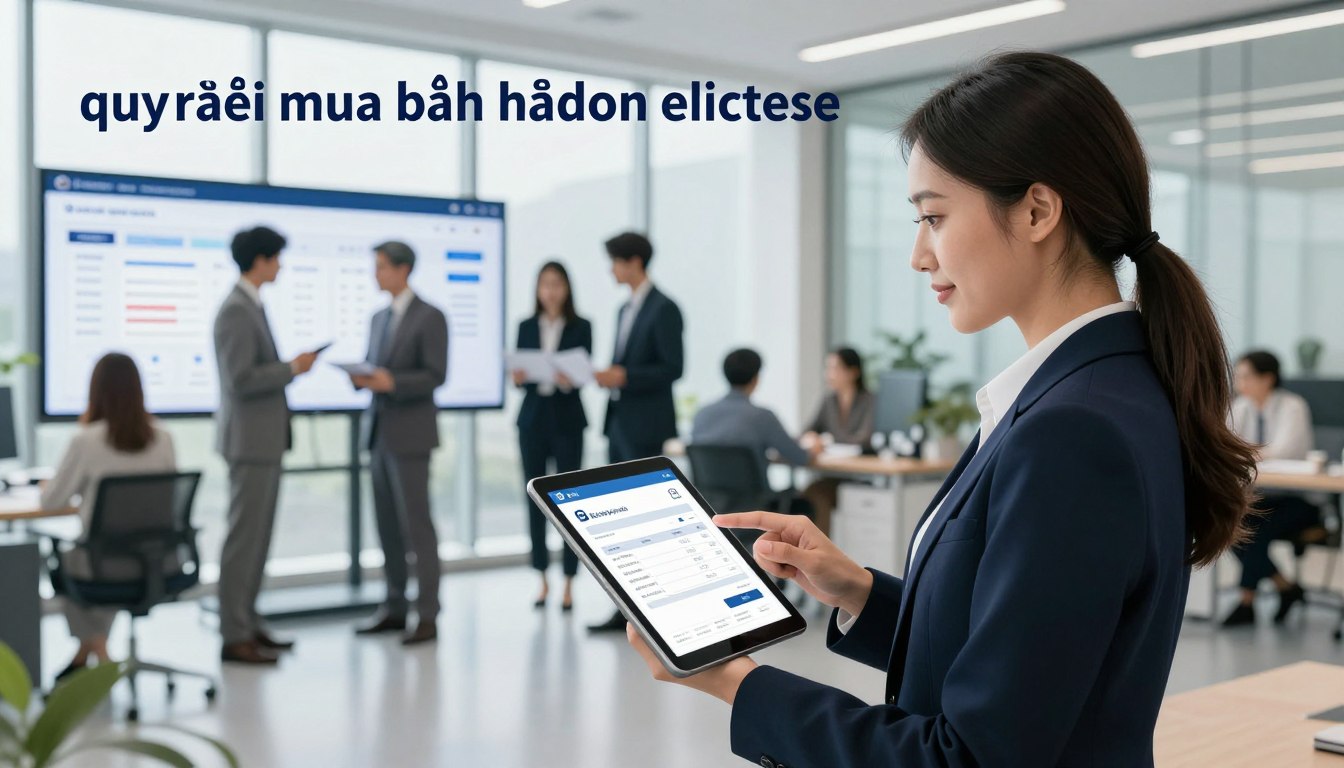 quy trình mua bán hóa đơn điện tử