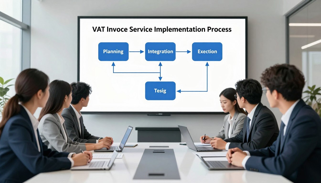 quy trình triển khai dịch vụ hóa đơn VAT